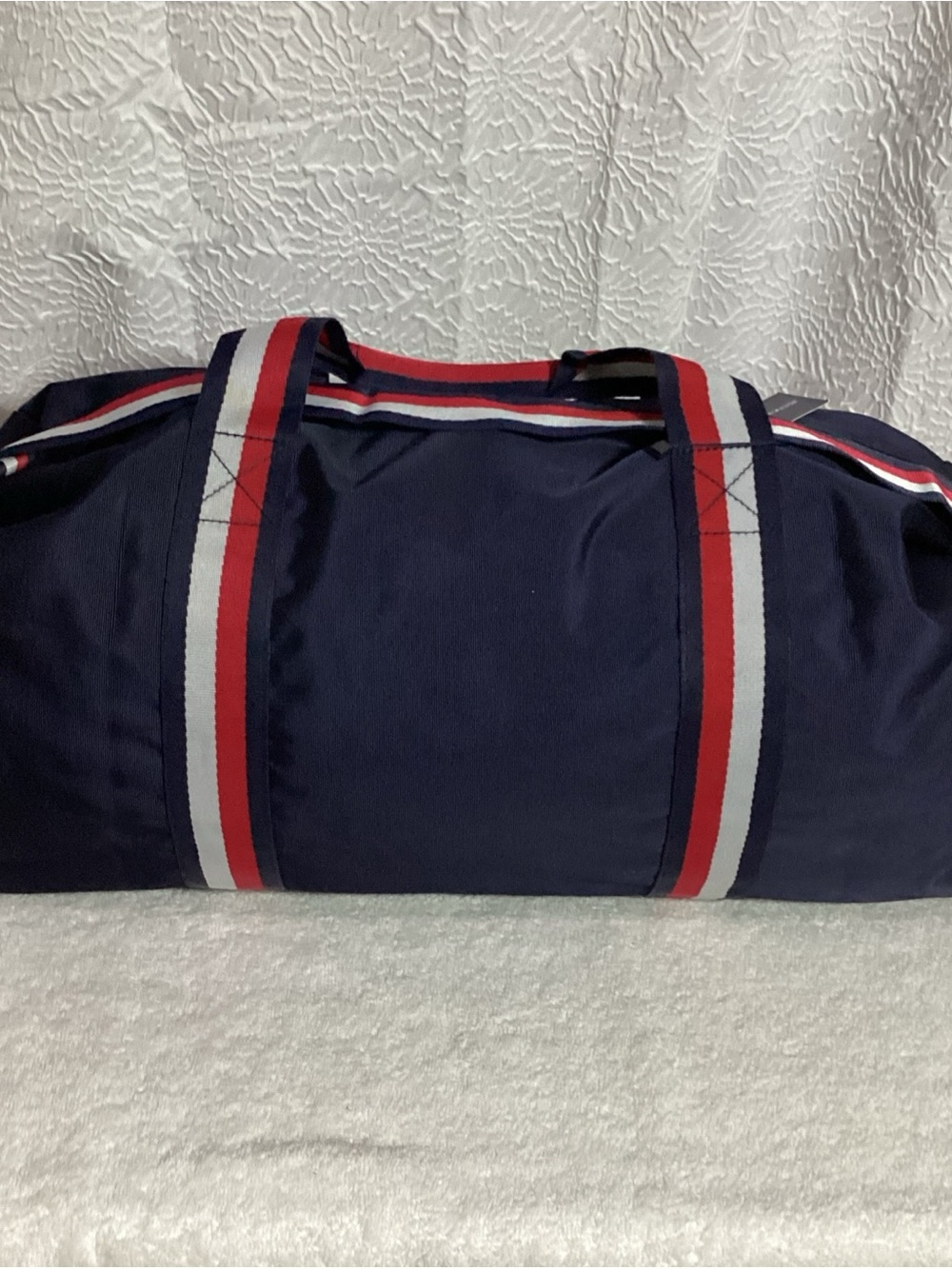 Tommy Hilfiger Navy Blue Nylon Unisex Duffle Bag NEW Travel Weekender - Picture 3 of 8